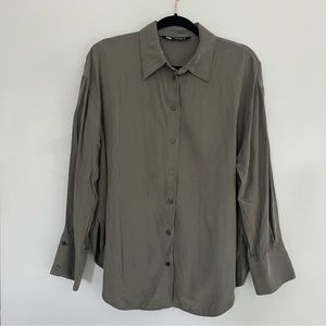 Zara Button Up Blouse